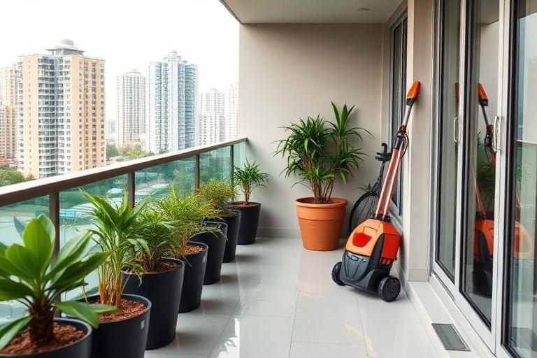Balcony Cleaning in Cincinnati, Ohio by G-SAK Cleaning Services